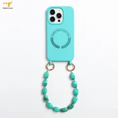 Waterproof anti peep magnetic mobile phone cases luxury clear cell phone case for iphone 12 13 14 pro max