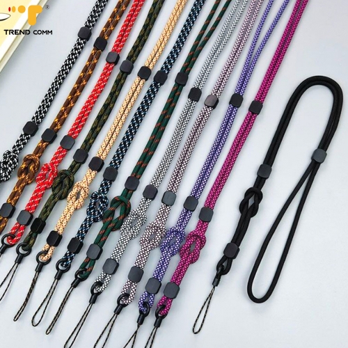 Adjustable Polyester Phone Strap Converts Neck Lanyard to Anti-Loss Wristband Secure Carry Solution for iPhone 13 14 15 16 17